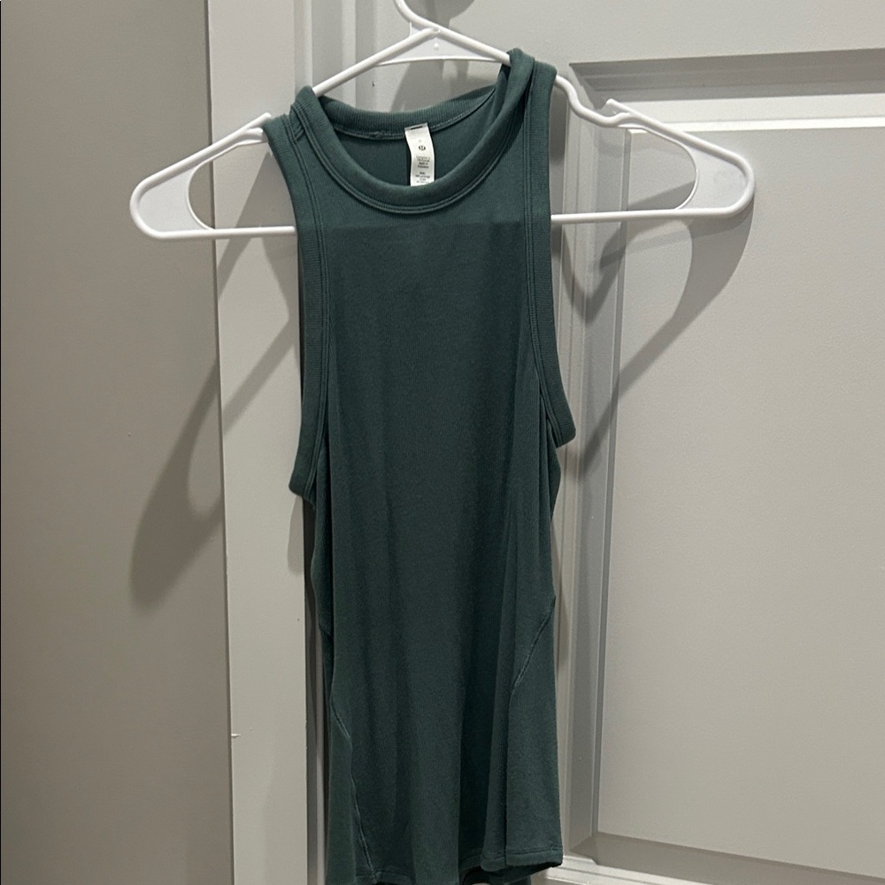 Lululemon Athletica Dark Green Tank Top